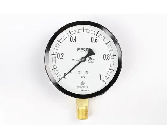65-4286-21 Normal Pressure Gauge (Φ100) Vertical A-Frame 1 MPa for Steam and Vibration Resistance AE20-181