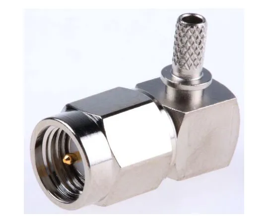 63-4722-41 Telegartner Right Angle 50Ω Cable Mount SMA Connector, Crimp Termination RG174/U, RG188 A/U, RG316/U J01150A0069