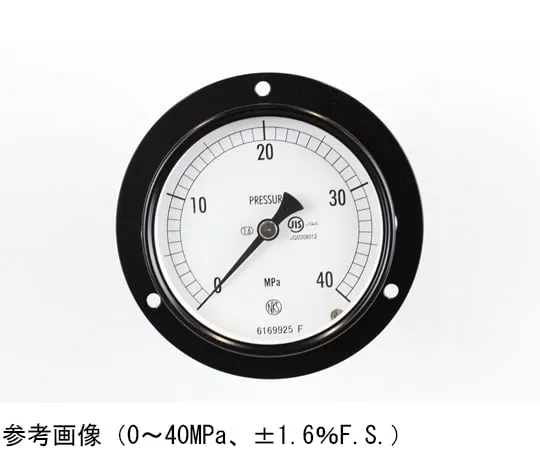 65-4274-57-20 Normal Pressure Gauge (Φ75) Embedded D Frame (Mounting Hole) with 40 MPa with Inspection Certificate AC15-223