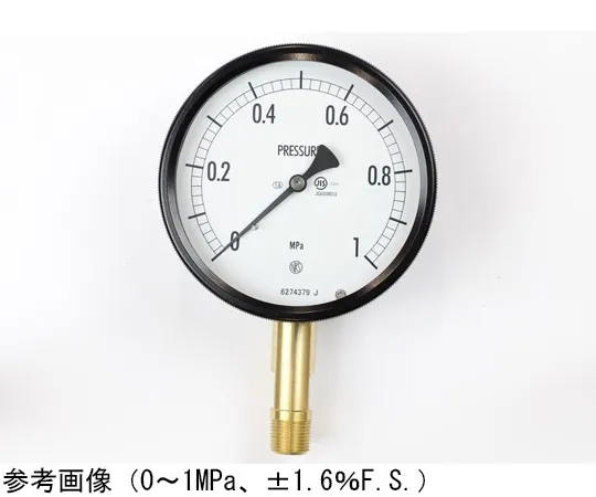 65-4300-30 Sealed Pressure Gauge (100Φ) Vertical A Frame 0.16 MPa BE10-181