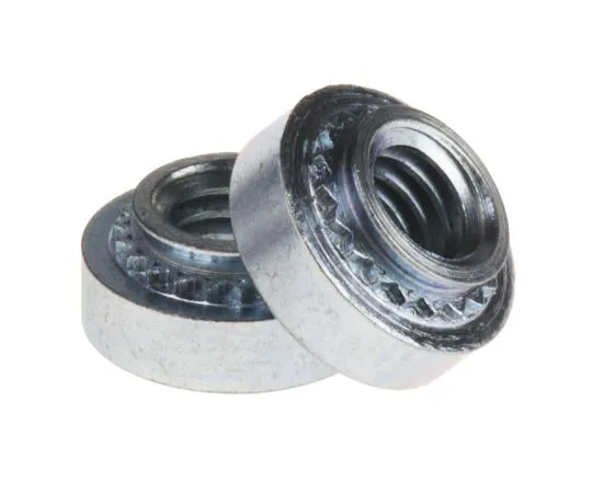 63-4655-78 RS PRO Clear Passivated, Zinc Steel Clinch Nut, M4 827-647