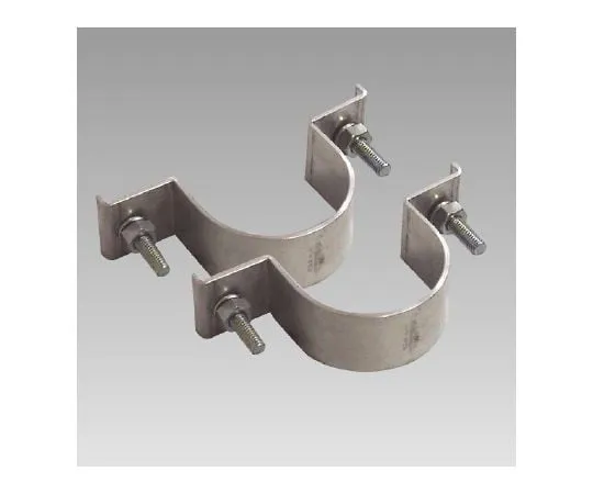 62-6091-34 Label Mounting Band Flat Rib Bracket (For One Side/Large) 60.5 2 Piece Set 1 Set (2 Pieces) 395-52