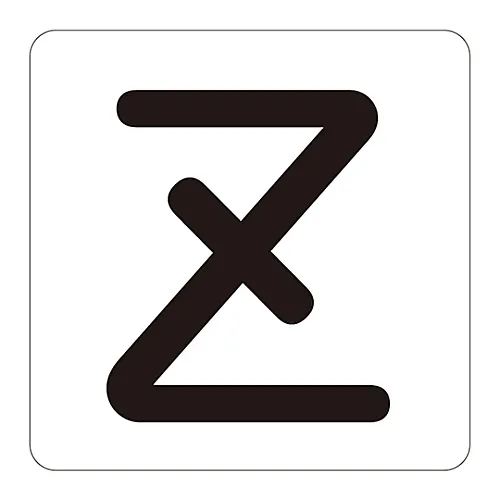 61-3414-96　［Discontinued］Alphabet Display Sticker HA-Z (5P) Large　172526