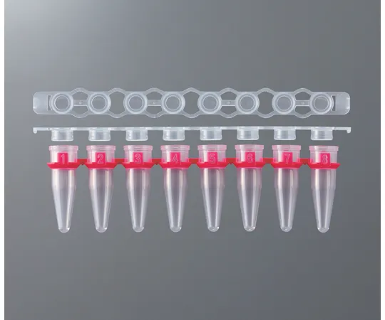 67-4743-63 8-Strip tube Optical Flat Cap Set for PCR 0.2 mL Set of 120 PCR-8SPT-RT-2-R-PPCP