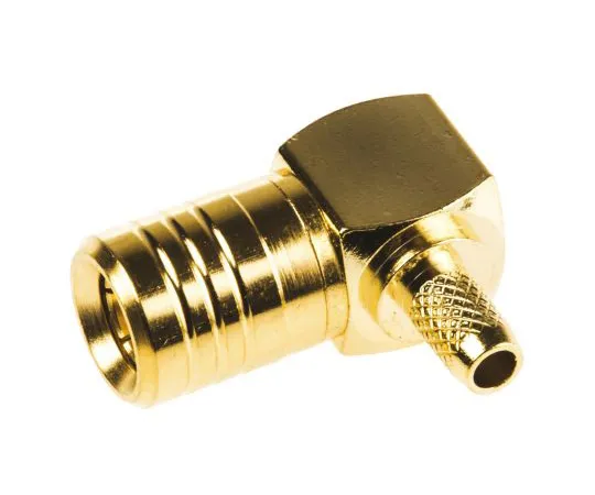 63-4874-22 RS R24Series, Right Angle Cable Mount Subminiature SMB Connector, 50Ω Impedance, Crimp Termination, RG174 A/U cable type 546-3377