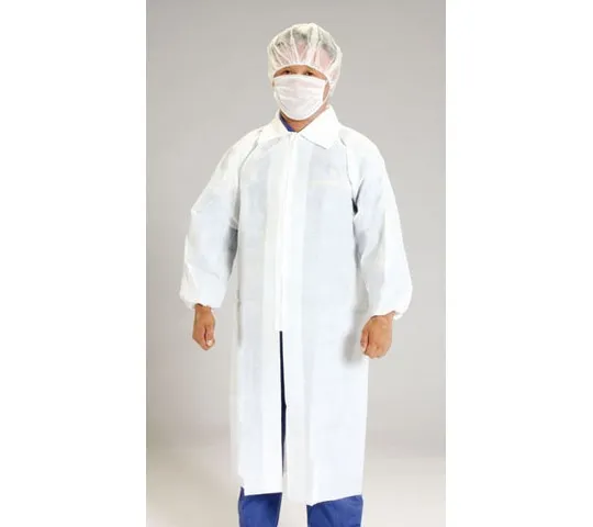 78-0098-50　［Discontinued］White Lab Coat [M] 3-item Set 3Pcs　EA355AH-1