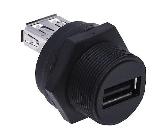 63-4662-03 RS PRO, Straight, Panel Mount, Socket Type Mini IP67 USB Connector 111-6759