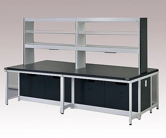 3-2034-01　［Discontinued］Central Laboratory Bench Steel Type 1800 x 1500 x 850/1950　AA-1815-ST