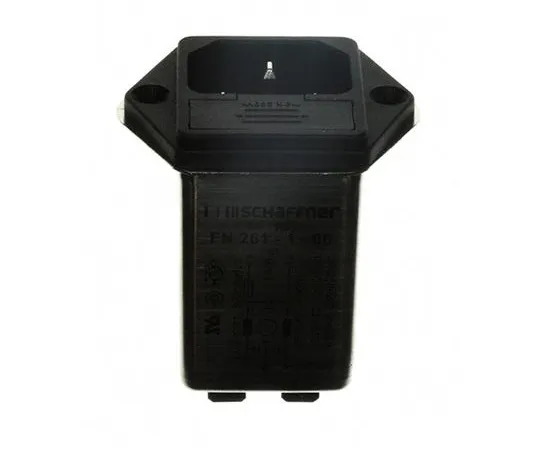 63-4803-38 Male IEC/EN 60939 IEC Filter Panel Mount,Faston,Rated At 1A,250 V ac Operating Frequency 0 → 400Hz FN261-1-06