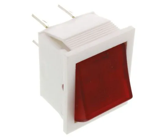 63-4723-18 Arcolectric Illuminated Double Pole Single Throw (DPST), Latching Rocker Switch Panel Mount C1353AANAK