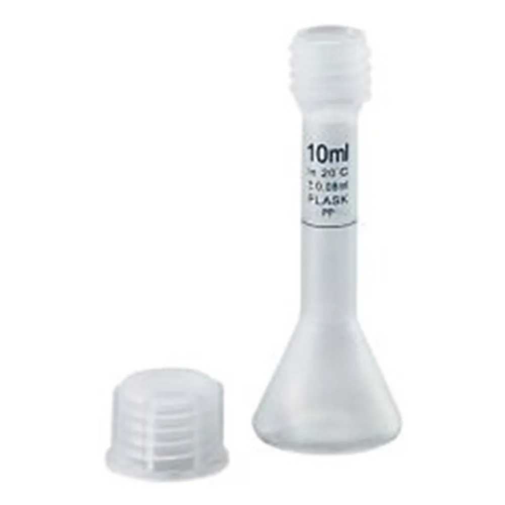 4-480-01　［Discontinued］PP Volumetric Flask (With Screw Cap) 10mL　PVFS10