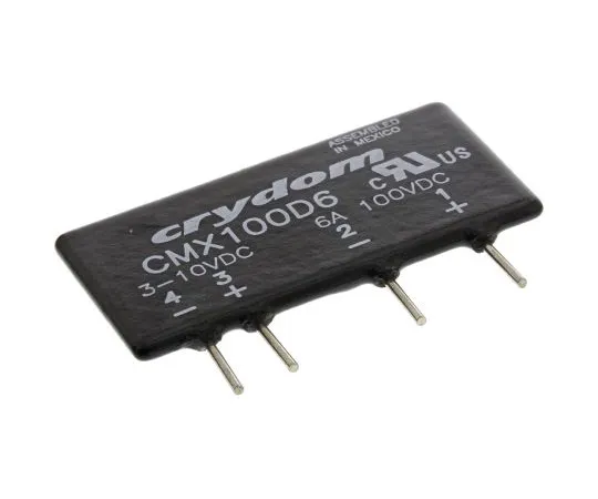 63-4743-11 Sensata / Crydom 6 A rms Solid State Relay, DC, PCB Mount, MOSFET, 100 V Maximum Load CMX100D6