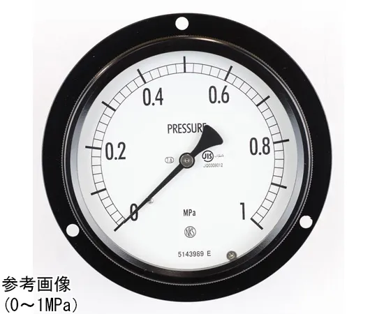 65-4305-19-20 Sealed Pressure Gauge (100Φ) Embedded D Frame (Mounting Hole) with 1.6 MPa with Inspection Certificate BE15-241
