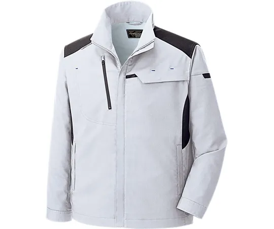 67-6634-33 All Year Work Wear Antistatic JIS Compliant Product Verdexelflex Unisex Jumper Silver Gray SSS Size VE761-UE-SSS