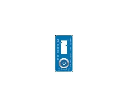 61-3816-65 Timestrip Life In Service, Room Temperature 3 Months 40mm x 19mm x 0.5mm TL3