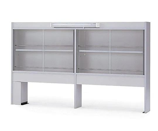 3-4583-01　［Discontinued］Reagent Shelf Single-Sided Type, with Glass Door, with Fluorescent Lamp 900 x 200/305 x 1070　TEA-900E