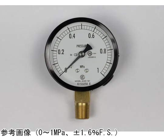65-4278-42 Normal Pressure Gauge (Φ75) Vertical A Frame for Steam 0.16 MPa AC20-181