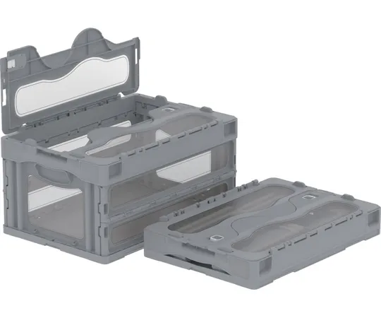 67-7113-02 Folding Container C-40B Light Gray/Transparent 55902000GL802TM