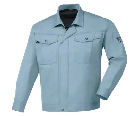 65-8341-79 Long Sleeve Blouson Blue Gray 3L 1480-43-3L