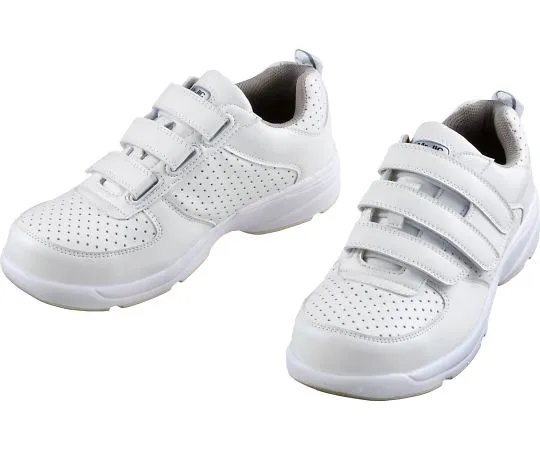 64-0992-28 Safety Shoes Velcro White x White 24.0 cm S8052R