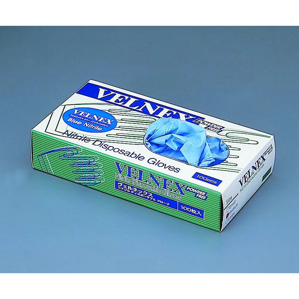 67-5231-56 VELNEX Blue Nitrile P Free S 100 Pieces