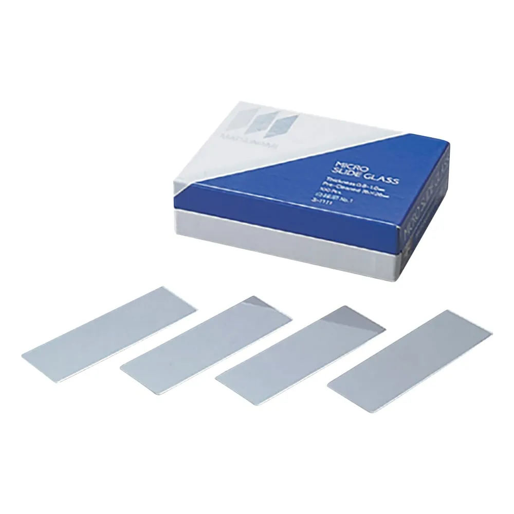 2-154-01 White Slide Glass Edge Grinding No.1 100 Pieces S1111