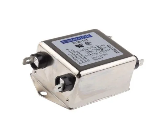 63-4779-03 RS RES5F Series 3A 250 V ac/dc 50/60Hz Chassis Mount RFI Filter, with Fast-On Terminals, Single Phase 386-4223