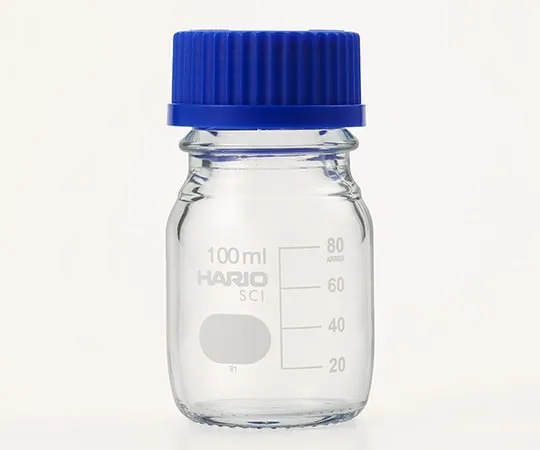 62-9920-24 Heat Resistant Screw Cap Bottles (with Liquid Cutting Ring) GL-45 100 mL NBO-100-SCI