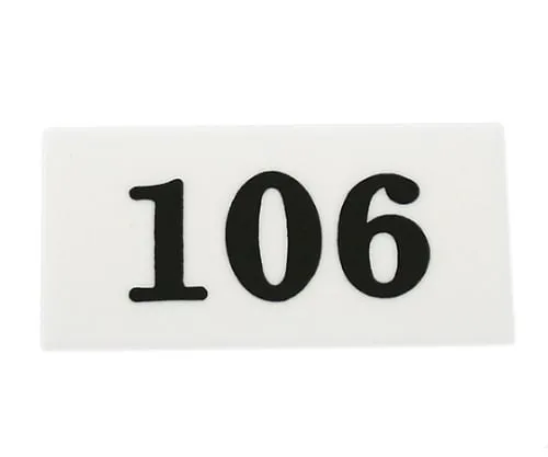 61-7429-29 Number Plate 106 UP357-106