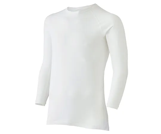 65-1298-94　［Discontinued］Innerwear, Unisex Long Sleeve T-Shirt Cool Innerwear, White 3S FTC11W-UE-3S　FTC11W-UE-3S