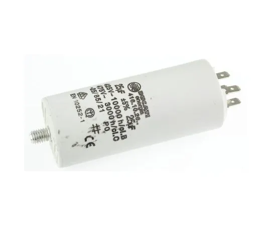 63-4779-52 Ducati Energia 25μF Polypropylene Capacitor PP 450V ac ±5% Tolerance Stud Mount 4.16.10 Series 4.16.10.26.64