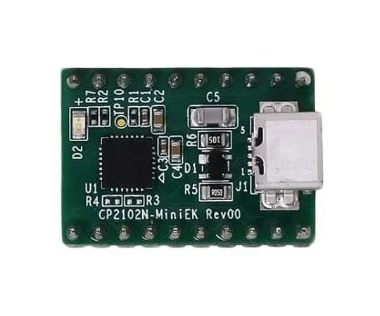 63-4686-05 Silicon Labs USB to UART Evaluation Kit for CP2102N - CP2102N-miniEK CP2102N-miniEK