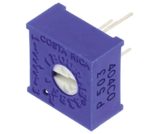 63-4851-88 50kΩ Through Hole Trimmer Potentiometer 0.5W Top Adjust Bourns 3386 Series 3386P-1-503LF