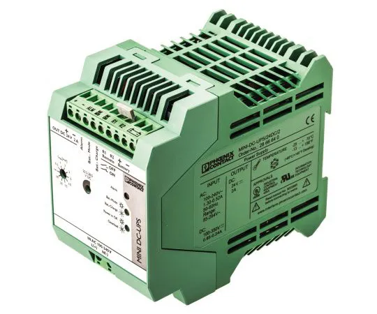 63-4927-65 Phoenix Contact Mini DC UPS Uninterruptible Power Supply, 24V dc Output, 2A 2866640