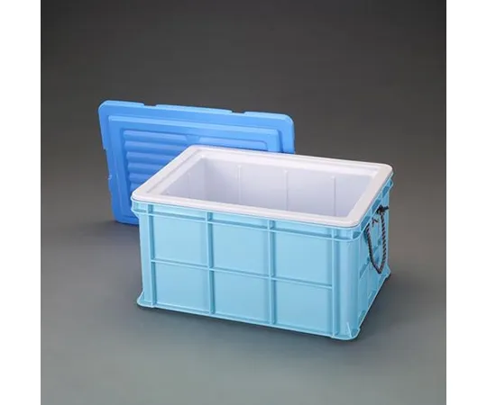 64-7860-48　［Discontinued］Cold Insulated Container (Blue/With Lid) 656 x 456 x 368 mm/54.0 L　EA506AF-44