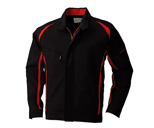 63-1786-33 Long Sleeve Jacket Blackx Red 2628-74-S