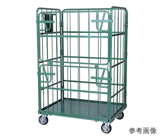 62-1622-77　［Discontinued］Rollbox Pallet (with Double Gate) 950 x 800 x 1700 mm　SH-29U-A