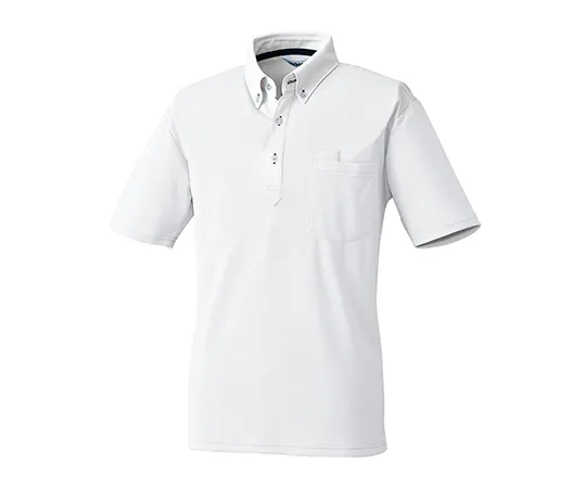 63-1783-47 Half-Sleeve Polo Shirt White 236-10-SS