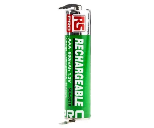 63-4838-50 RS PRO NiMH AAA Rechargeable Battery, 800mAh 504-6219