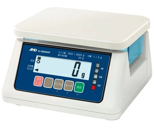 65-2344-38 Dust Control Waterproofing Digital Scale for Proof of Transaction 2000g A1 SJ-AWP Series SJ-2000AWP-A1