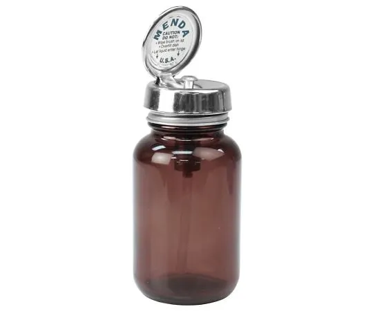 64-2943-70 Round Amber Glass Bottle with Pure-Touch Pump 35112