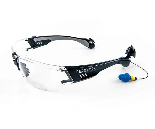 3-8989-01　［Discontinued］Protective Glasses With Ear Plug (Side Guard) Clear　GLCNB-CL