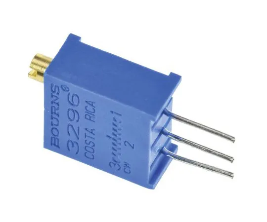 63-4850-53 5kΩ Through Hole Trimmer Potentiometer 0.5W Top Adjust Bourns 3296 Series 3296W-1-502LF