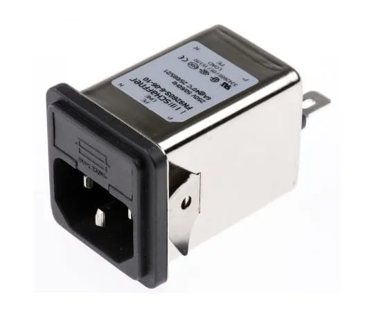 63-4803-33 Male IEC/EN 60939 IEC Filter Snap-In,Faston,Rated At 6A,250 V ac Operating Frequency 0 → 400Hz FN9260S-6-06-10
