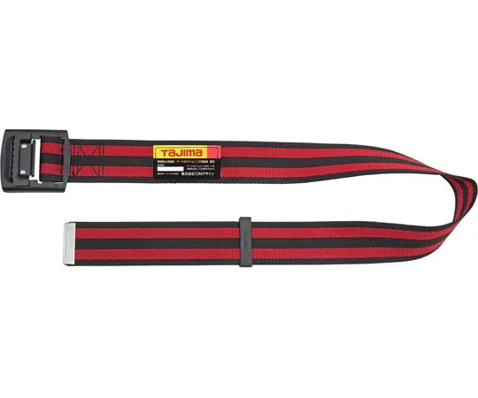 67-0337-03 Waist Belt Aluminum One Finger Buckle S Striped Red BAS110-BRE