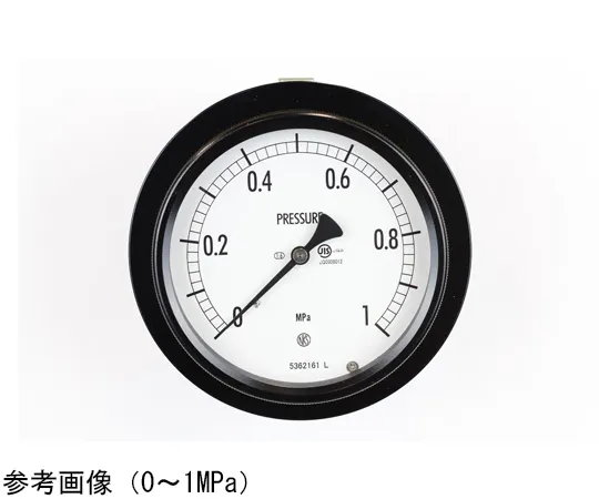 65-4304-97-20 Sealed Pressure Gauge (100Φ) Embedded D Frame (Mounting Bracket) with 0.4 MPa with Inspection Certificate BE15-133