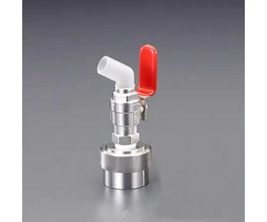 64-7989-45 Pail Can 18-liter can Cock ( Drum can common ***/Red ) φ 40 mm EA991JW-51