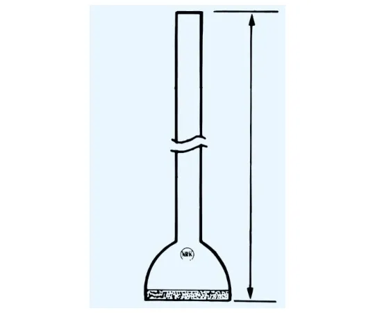 65-8681-85 Glass Filter Gas Injection Tube Straight Filter Plate Diameter 20 mm Tube Outer Diameter x Total Length 8 x 200 mm Filter Pore (Pore Size) No. 1 160~100 μm 91G-1