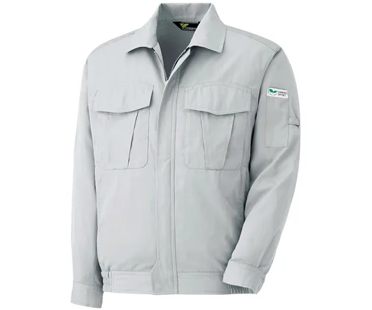 65-1233-24 Work Clothes, VERDEXCEL Male/Female Long Sleeve Pair Blouson Stretch Twill Silver Gray SS VE141-UE-SS VE141-UE-SS