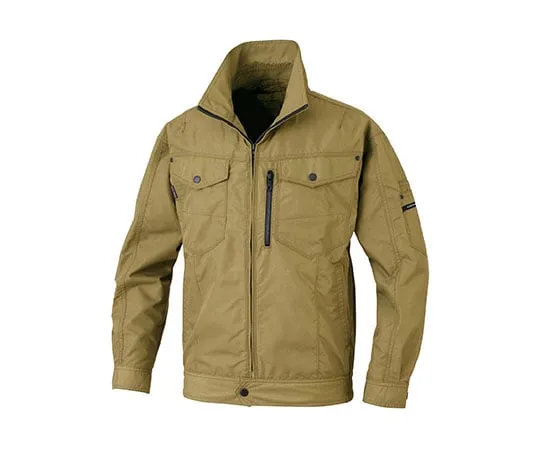 64-8296-32　［Discontinued］Air Conditioning Long Sleeve Jacket Khaki S　BK6077S-21-S